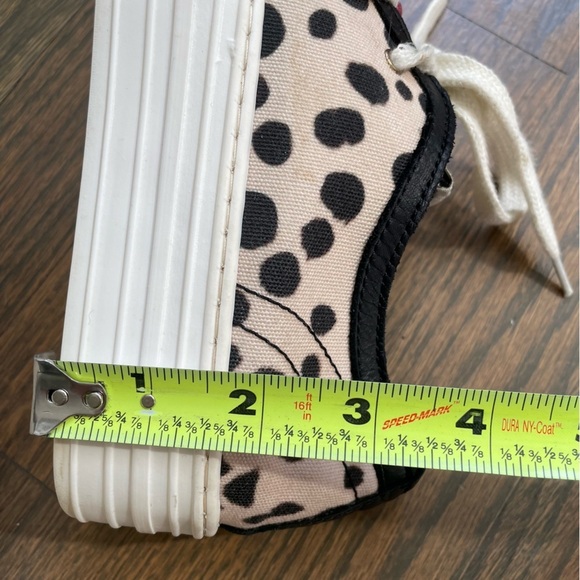 Dolfie Platform Sneakers Handmade Leather Dalmatian print EU 38 - Picture 13 of 14